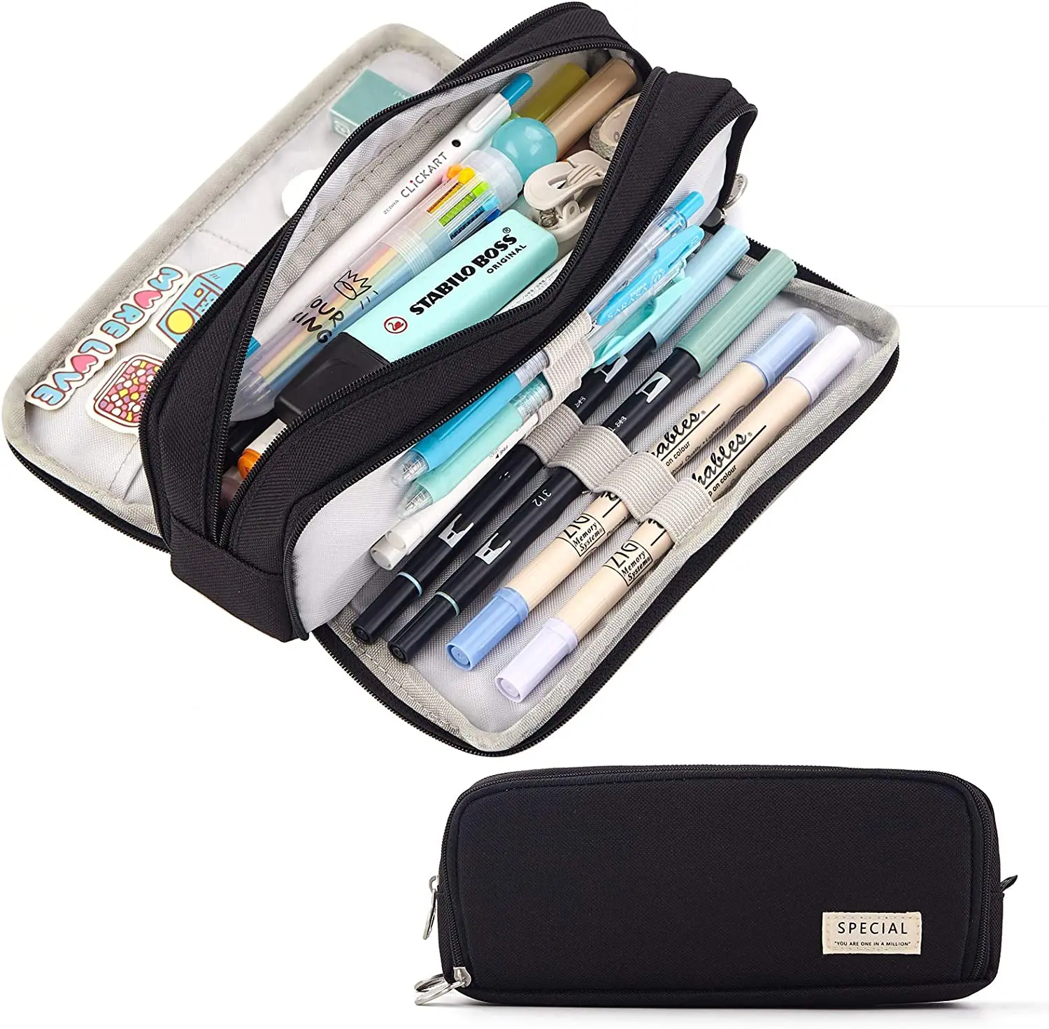 Aesthetic Large Pencil Case Pouch - Pencil Case Large Capacity Pencil Pouch