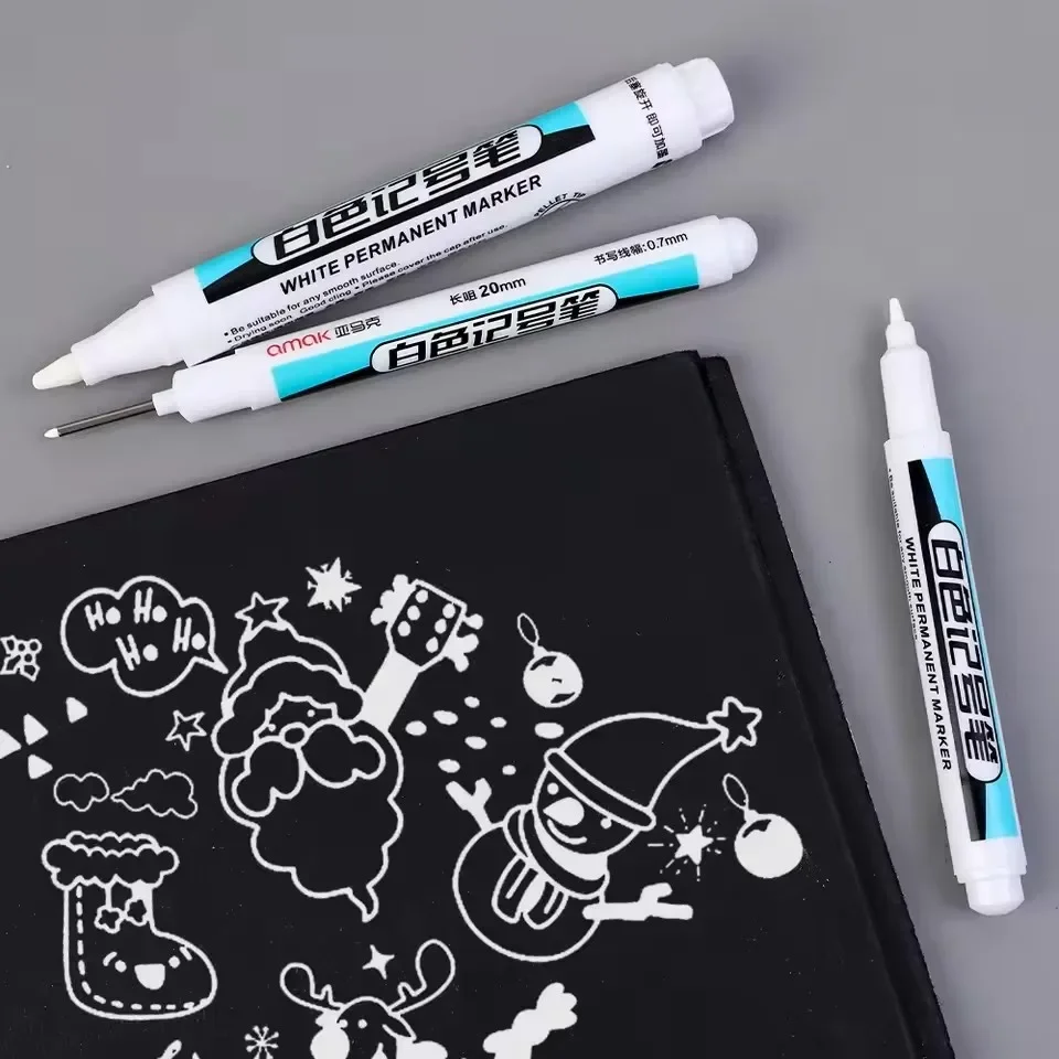 0.7/1.0/2.5MM White Permanent  - Stationery recension och pris