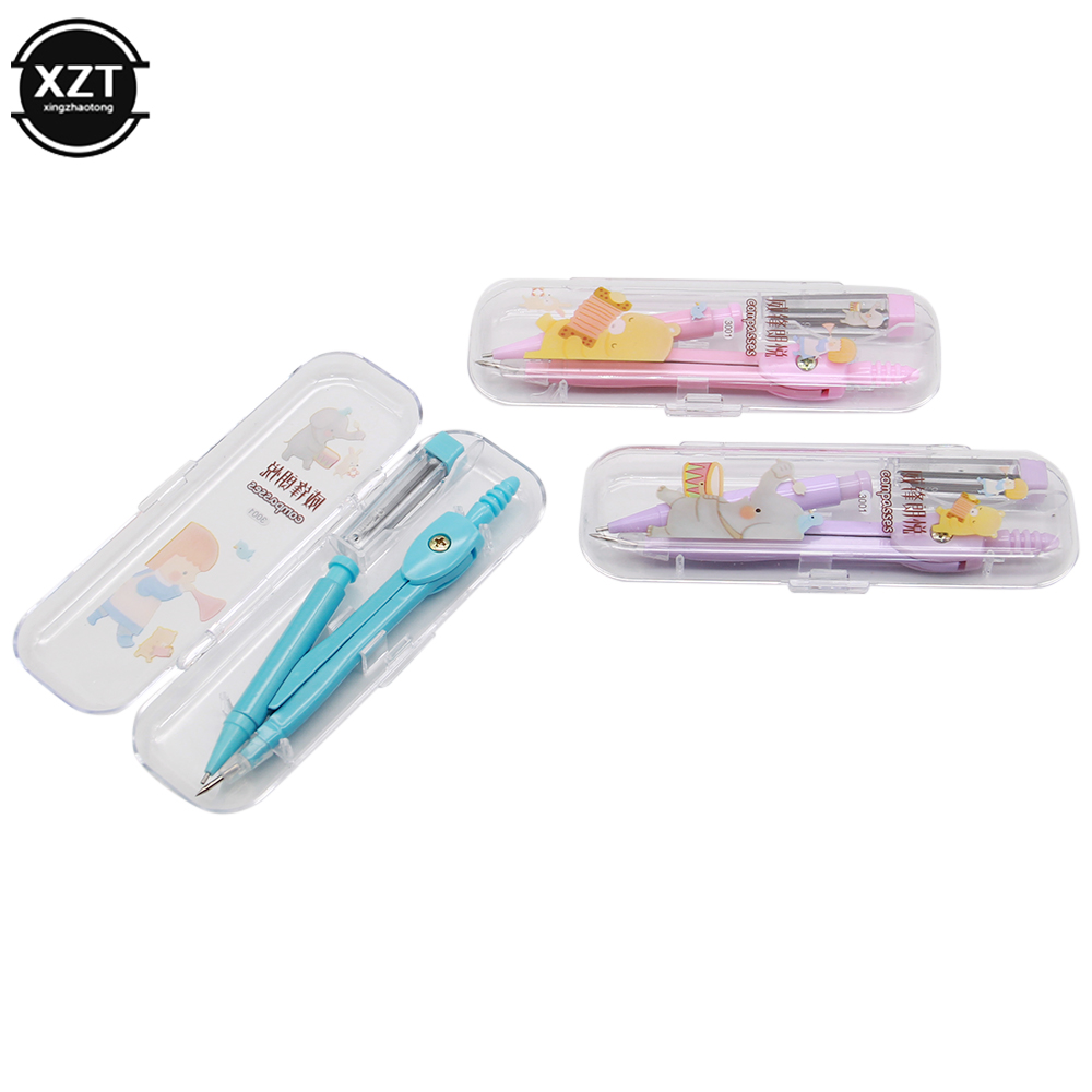 School Compass Cute Girl Stati - Math Geometry Set With Compass recension och pris