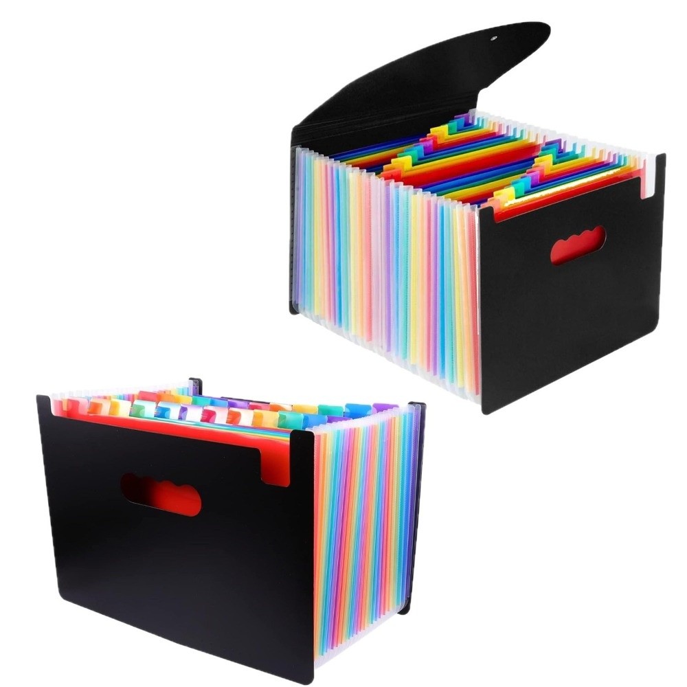 Portable 13/25 Pockets Expandi - Expandable Accordion File Folder 13 Pockets recension och pris
