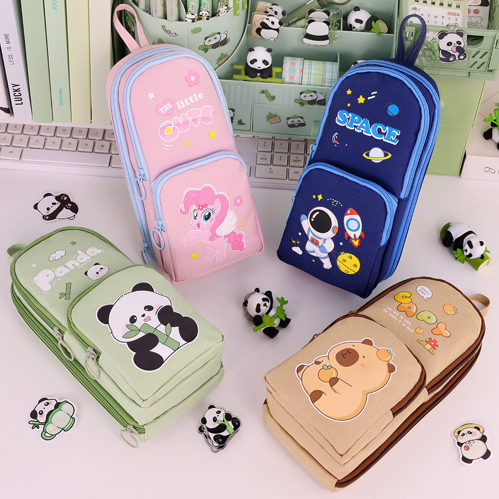 Cute Cartoon Capybara Pencil C - Aesthetic Large Pencil Case Pouch recension och pris