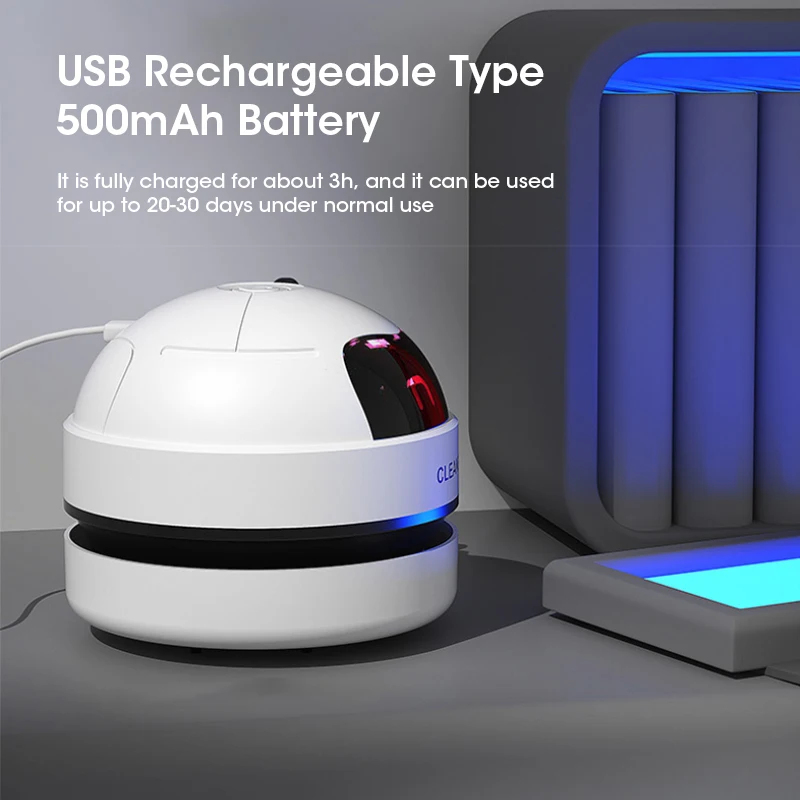 Mini USB Rechargeable Desktop  - Mini Desktop Vacuum Cleaner For Eraser Dust recension och pris