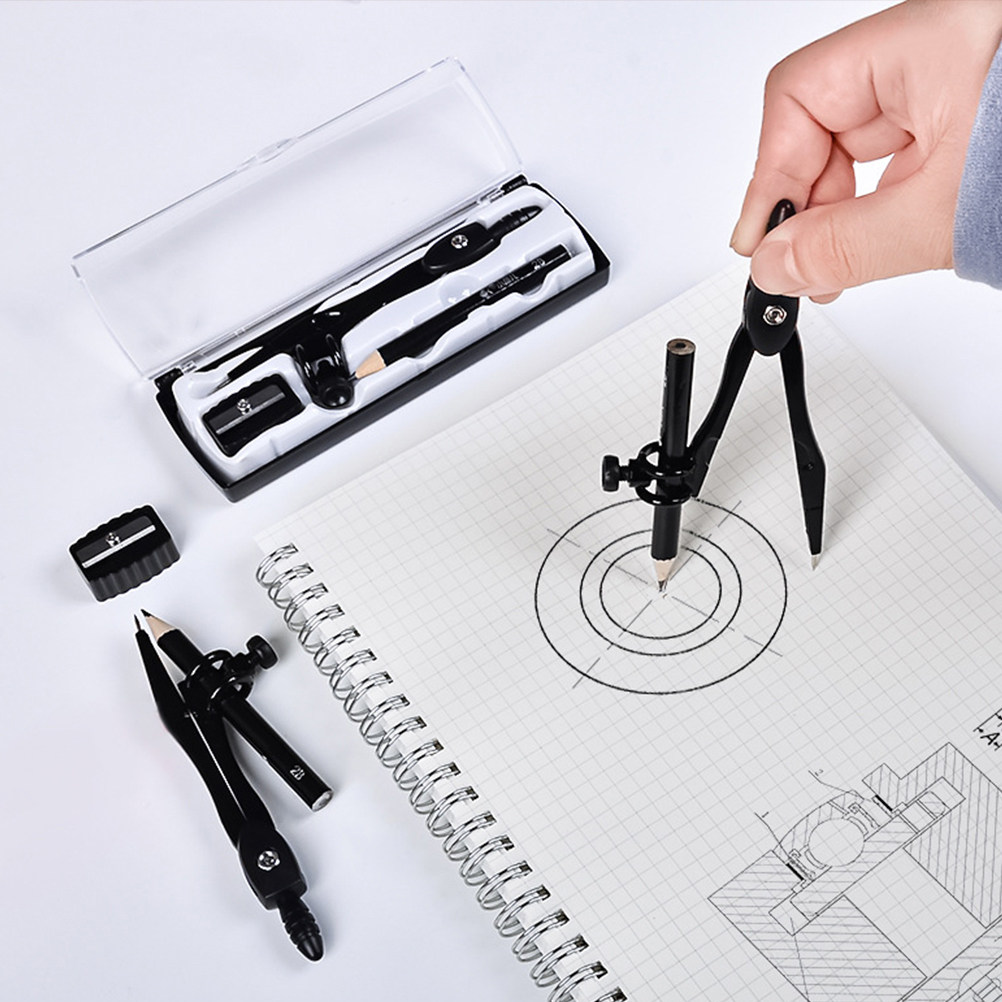 1Set Precision Student Compass - Math Geometry Set With Compass recension och pris