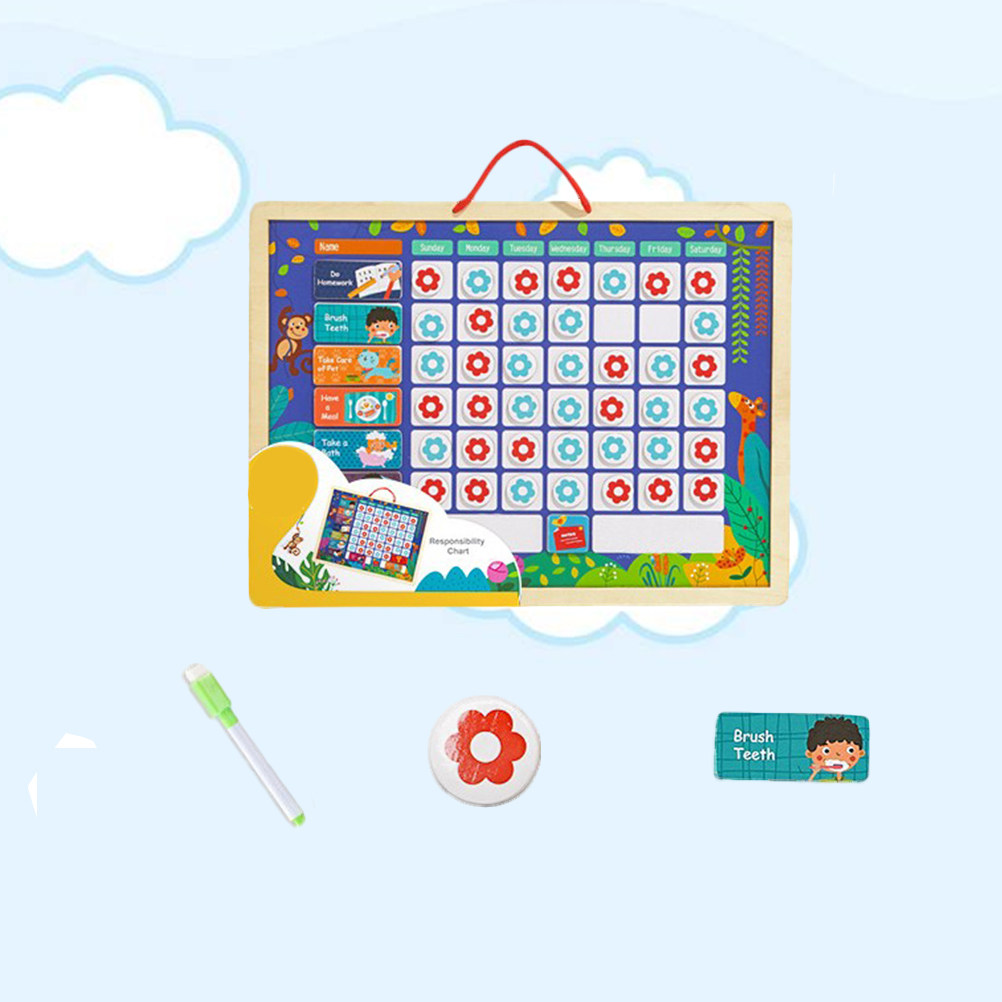 Kids Educational Magnetic Resp - Kids Magnetic Reward Chart Board recension och pris