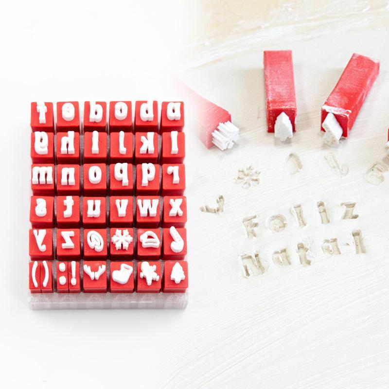 Christmas Style Alphabet Clay  - Writing Tools recension och pris