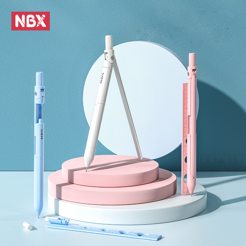 NBX Compass Pencil School Draw - Math Geometry Set With Compass recension och pris